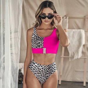 Restocked!!!!!!Host Pick!!! Neon/leopard belt